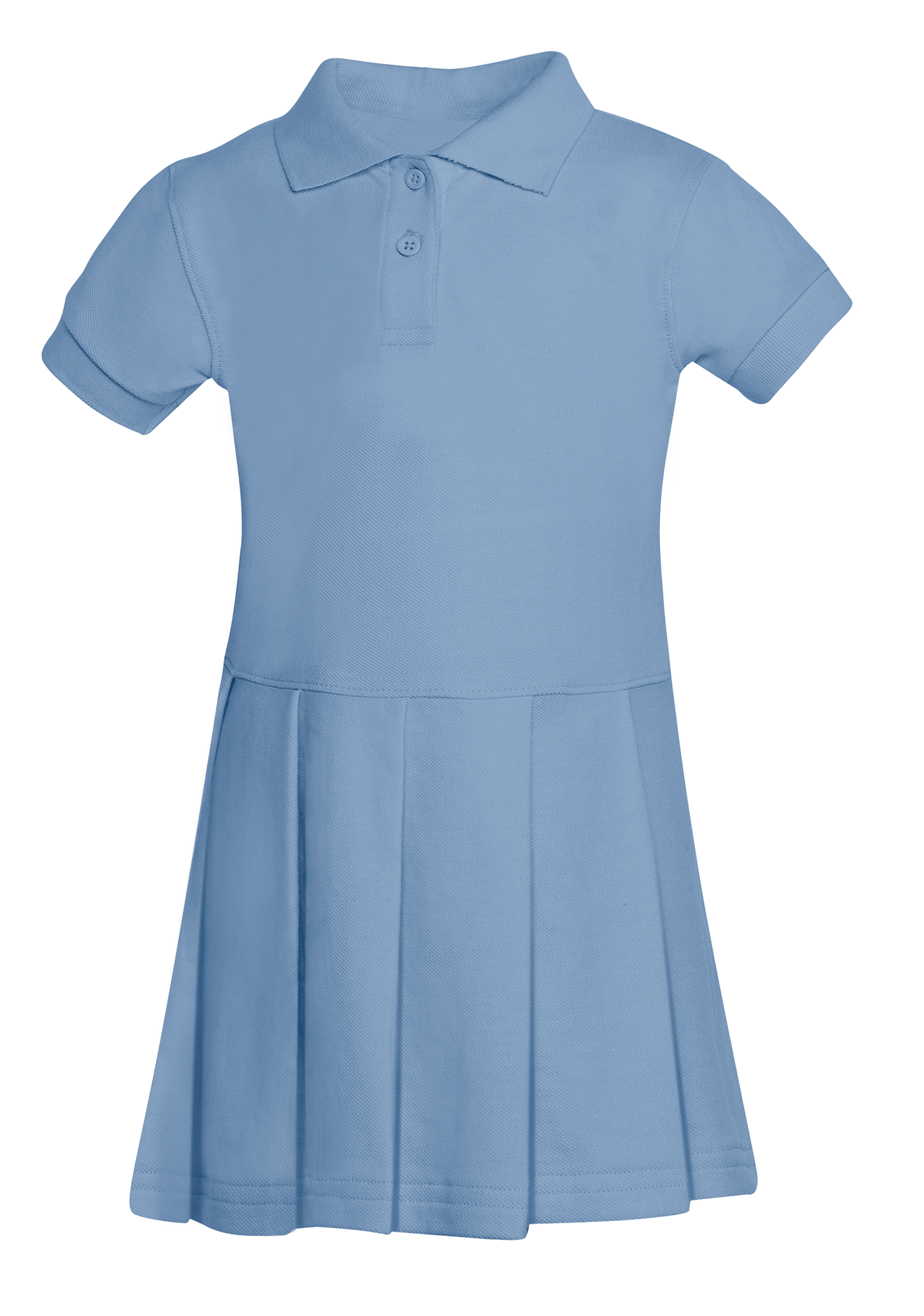 Discounted Girls Pique Polo Dress (Sizes XS-XL)