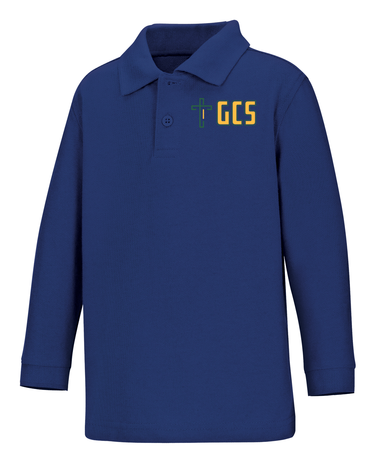 Discounted Youth Long Sleeve Pique Polo