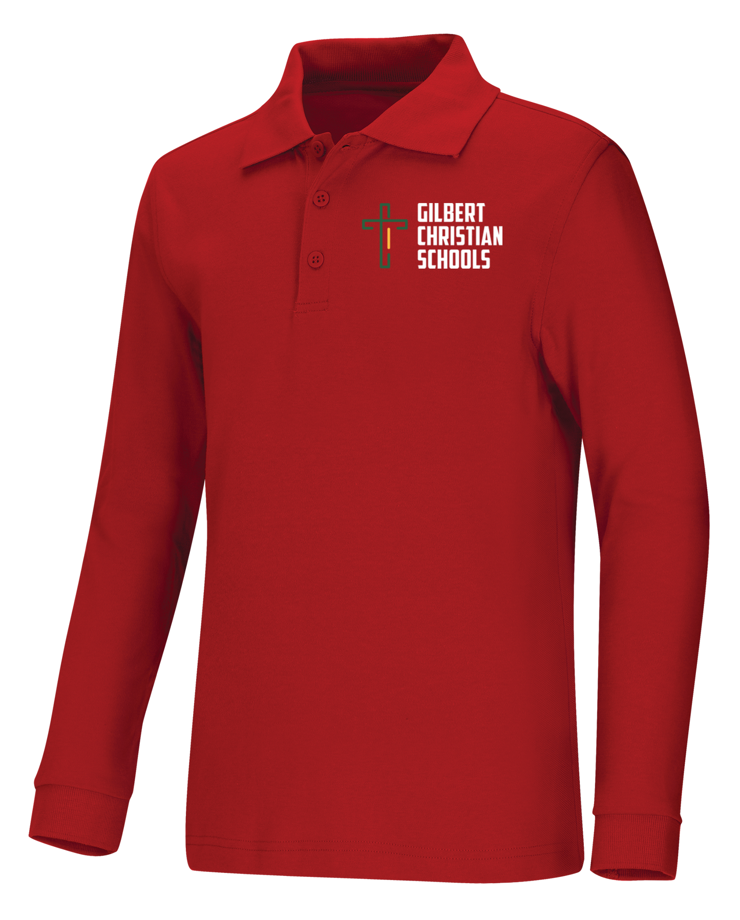 Discounted Youth Long Sleeve Interlock Polo