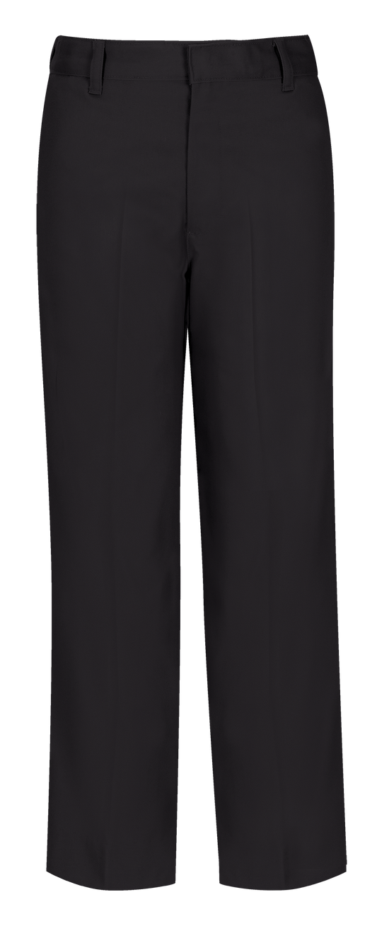 Boys Flat Front Pant With Double Knee
