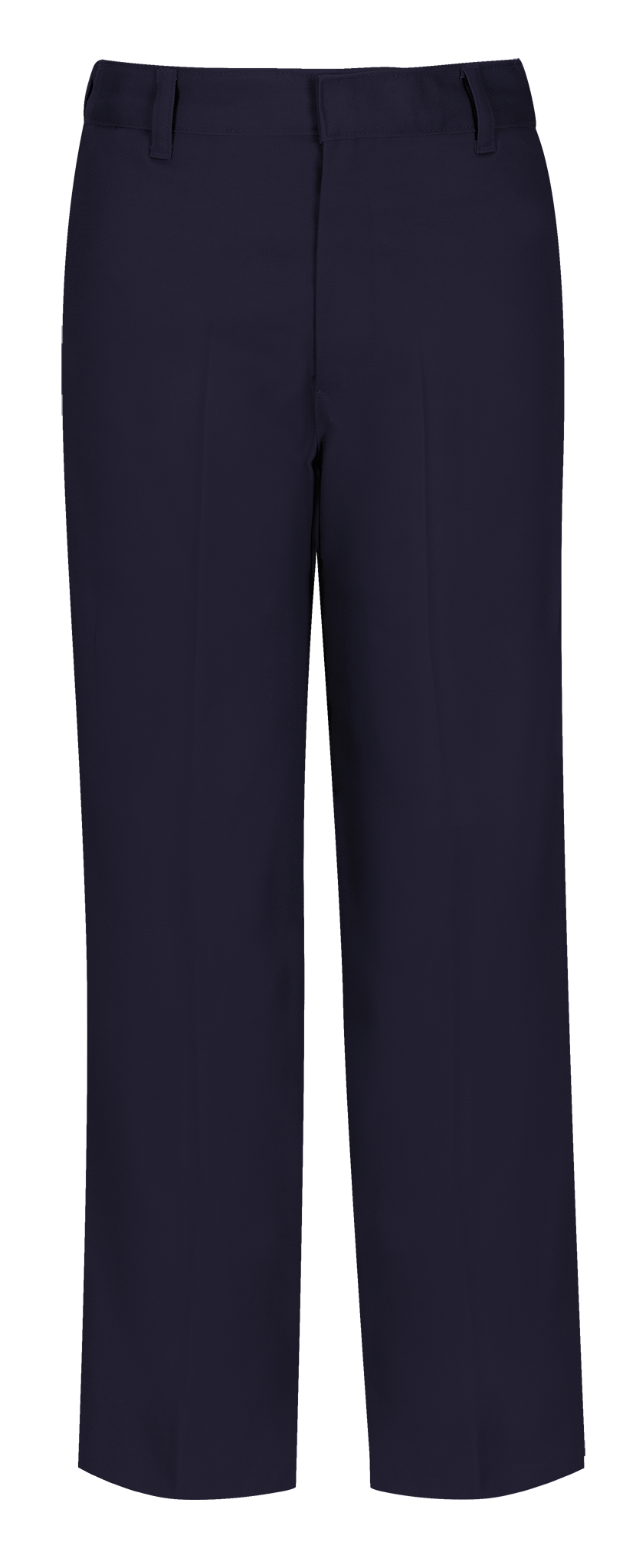 Boys Slim Flat Front Pant With Double Knee