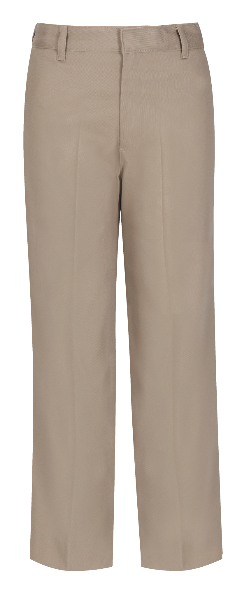 Boys Slim Flat Front Pant With Double Knee