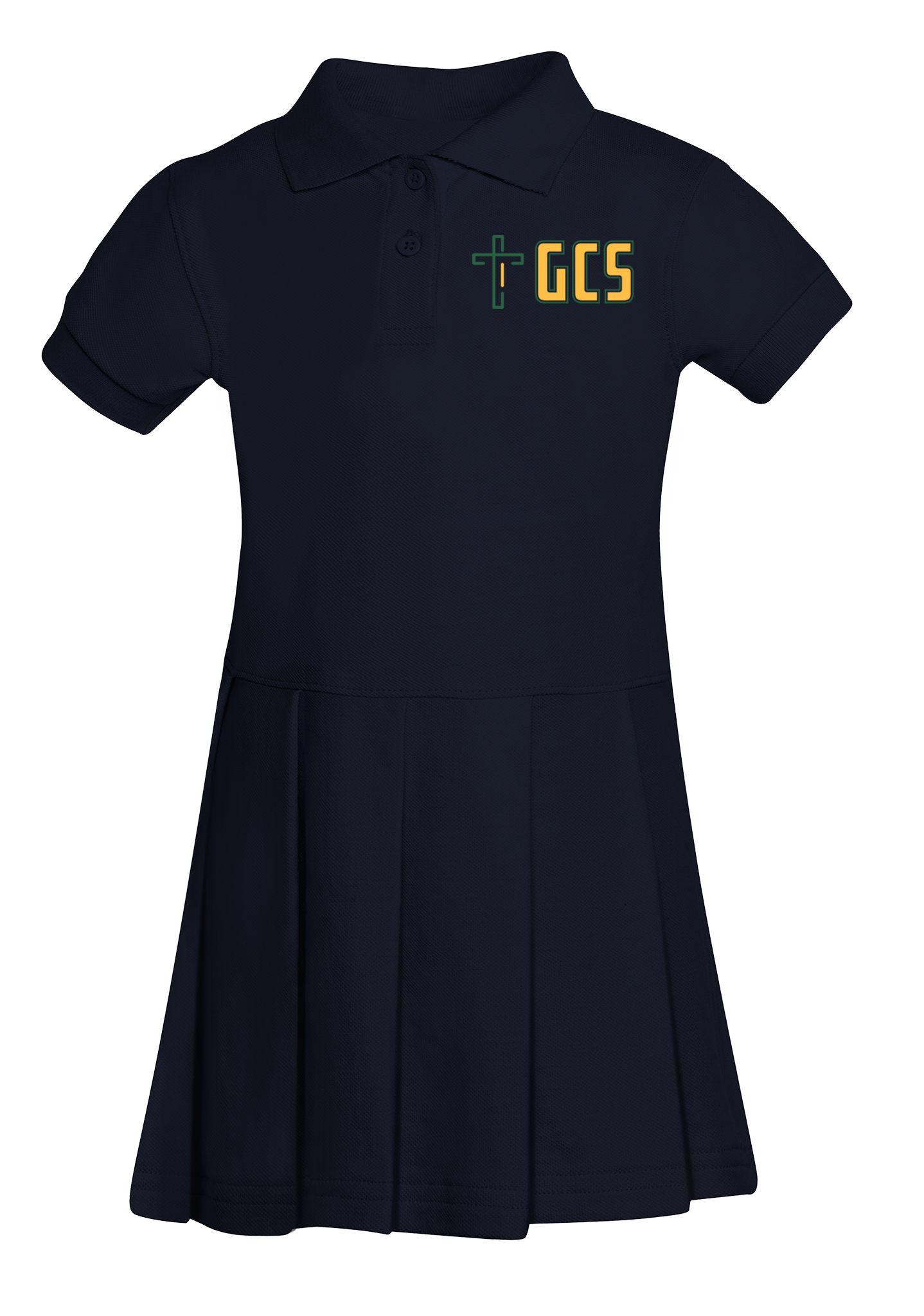 Childrens Pique Polo Dress (Sizes 4-6X)