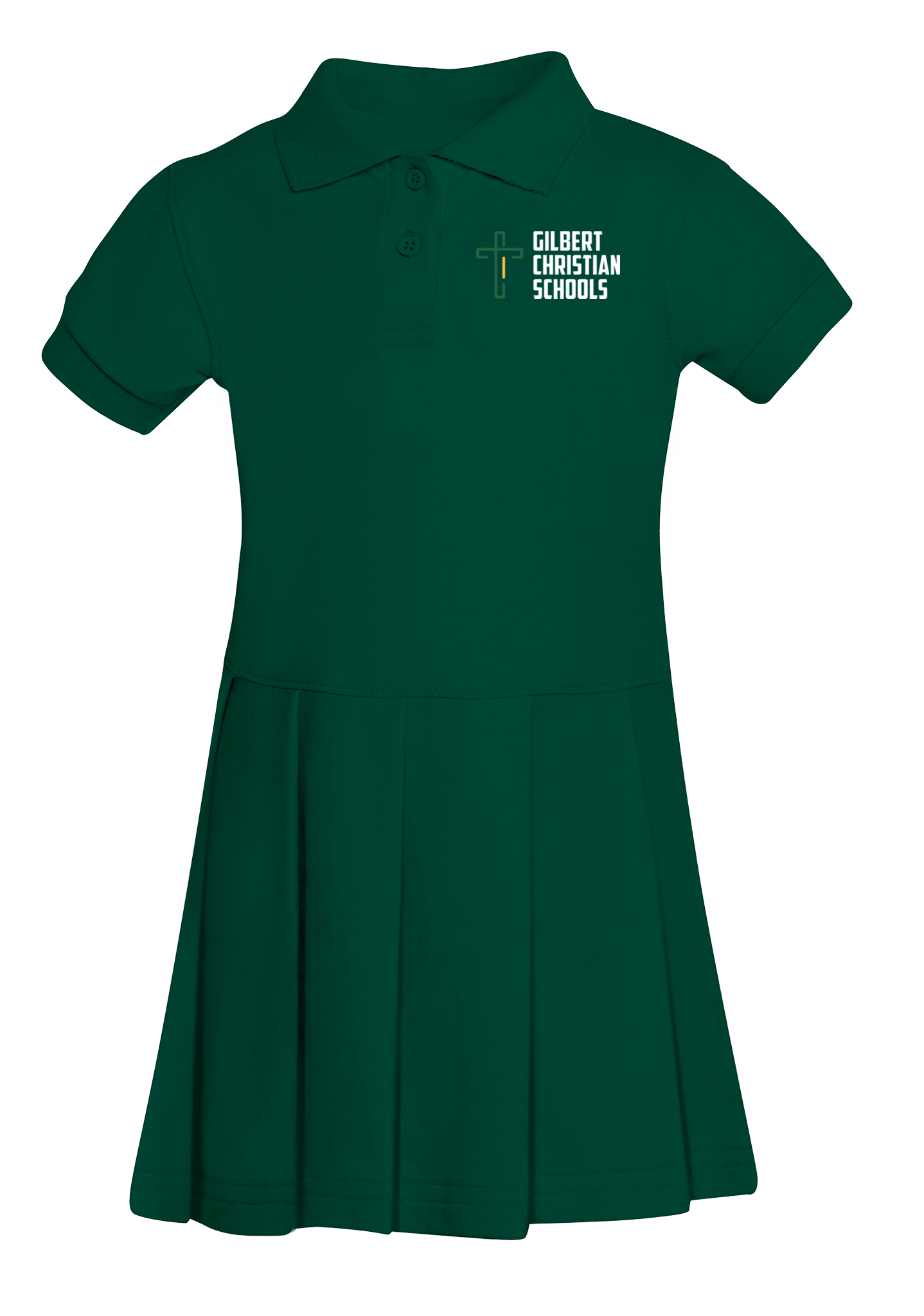 Childrens Pique Polo Dress (Sizes 4-6X)
