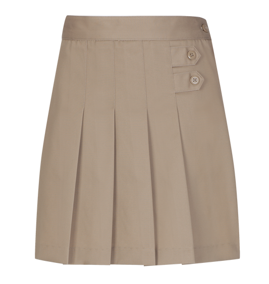 Girls Plus Stretch Pleated Tab Scooter