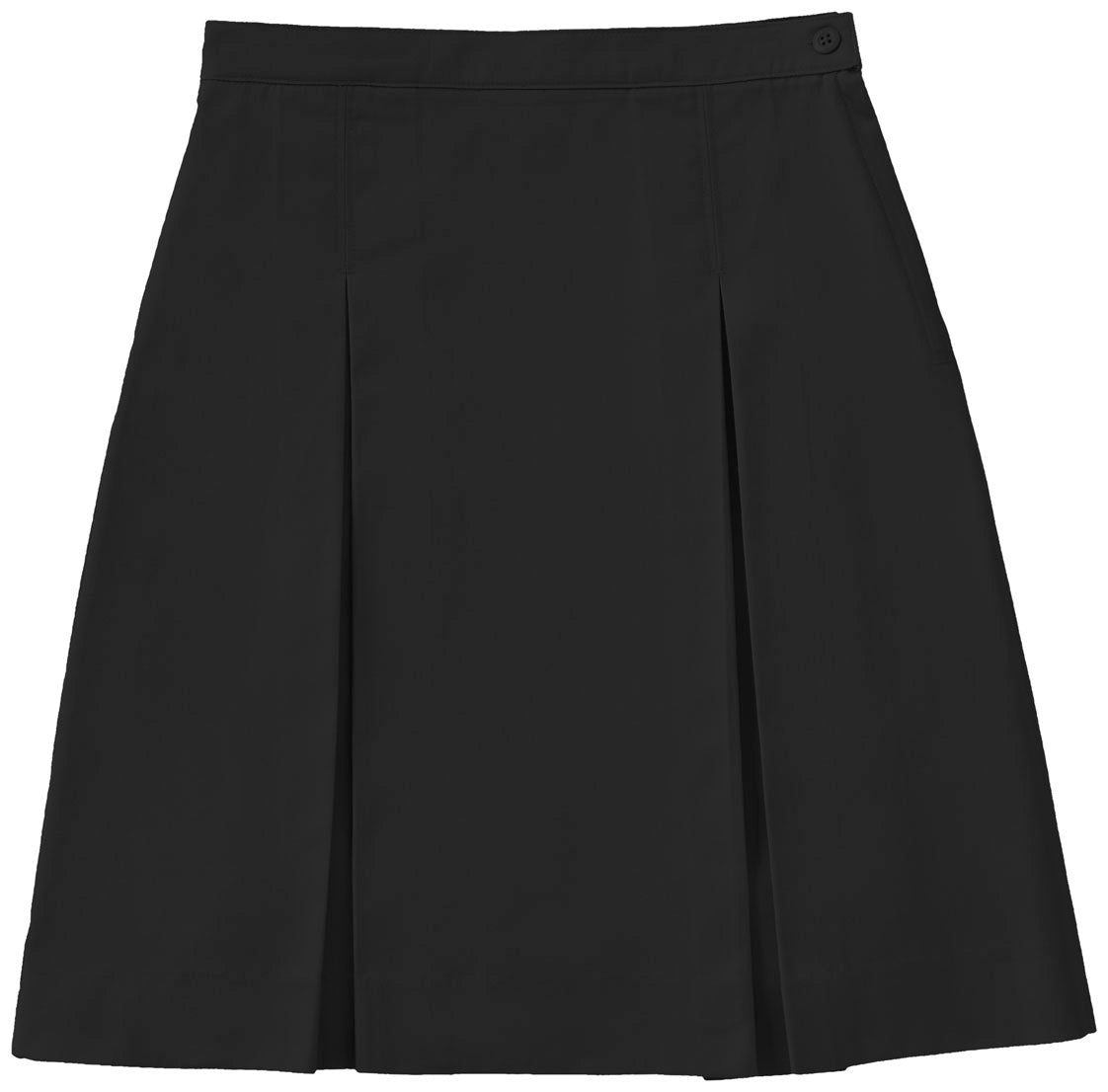 Longer Length Girls Plus Kick Pleat Skirt