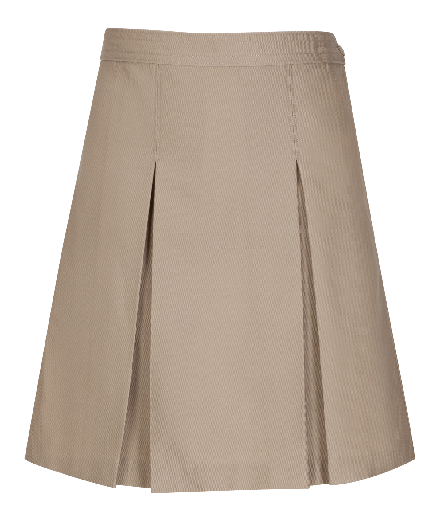 Longer Length Girls Plus Kick Pleat Skirt