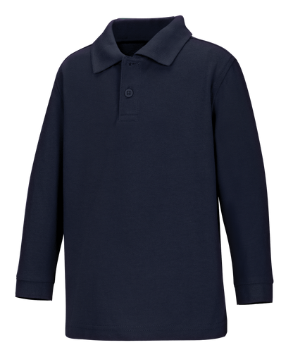 Old Fit Toddler Long Sleeve Pique Polo