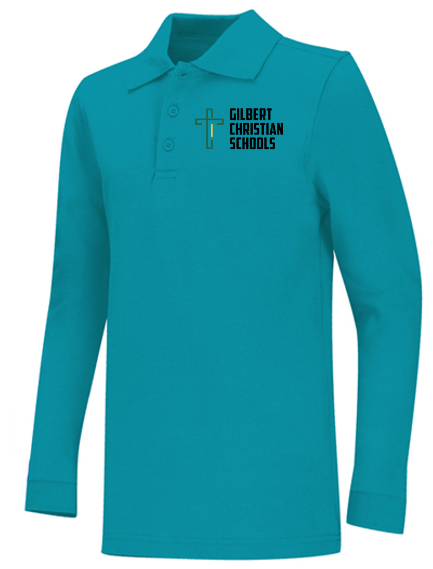 Adult Long Sleeve Interlock Polo