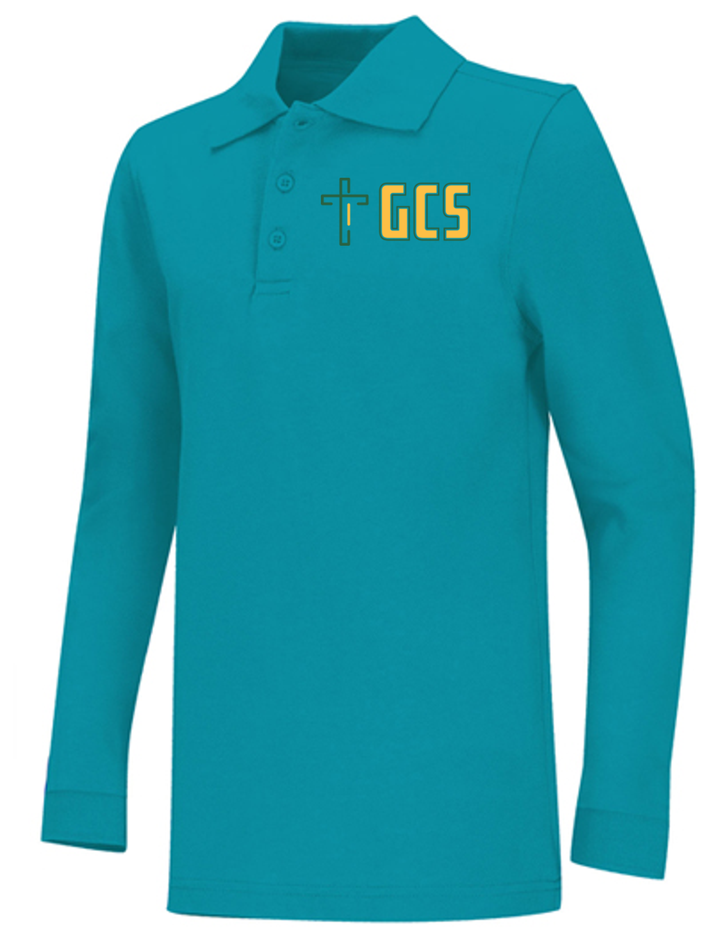 Adult Long Sleeve Interlock Polo