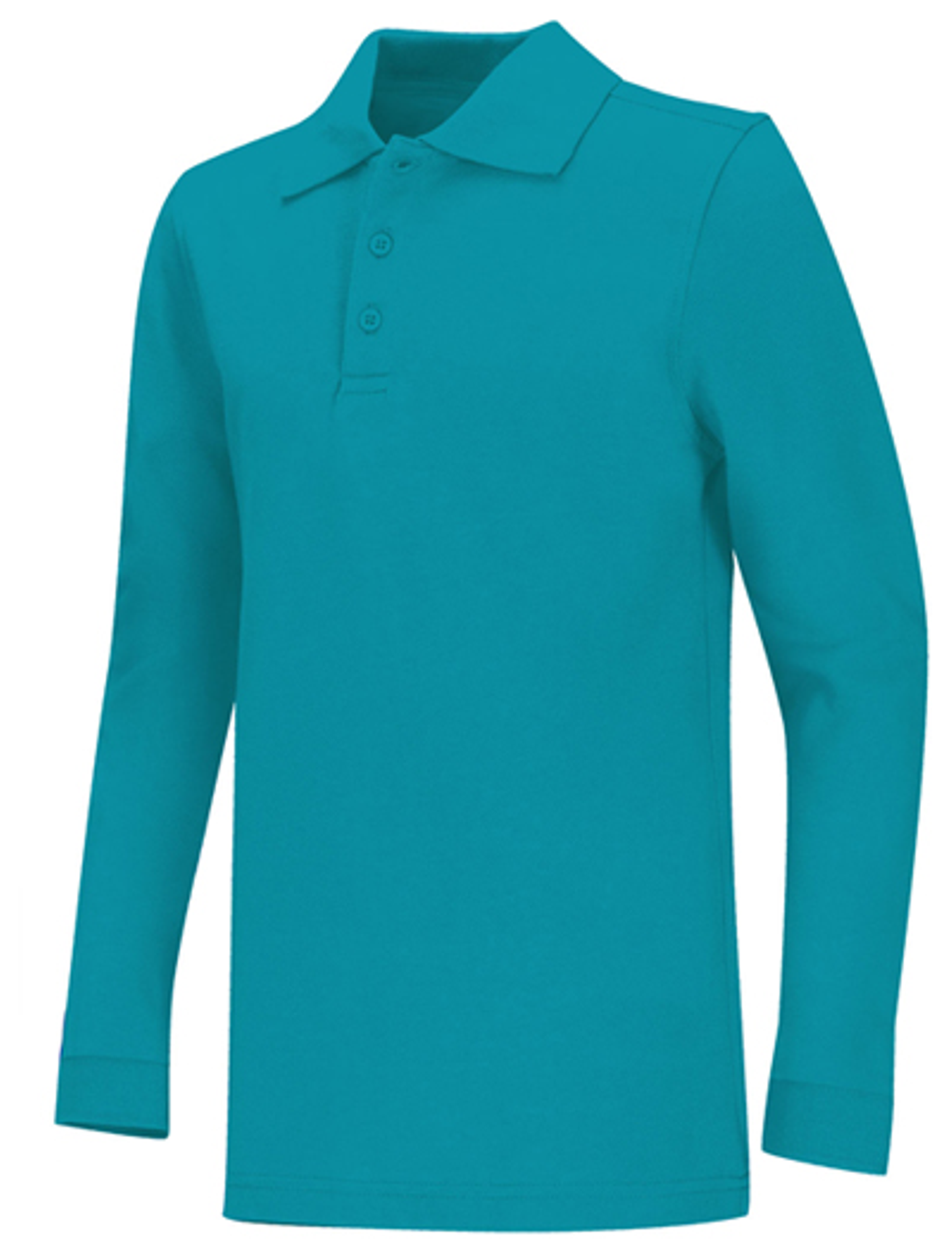 Adult Long Sleeve Interlock Polo