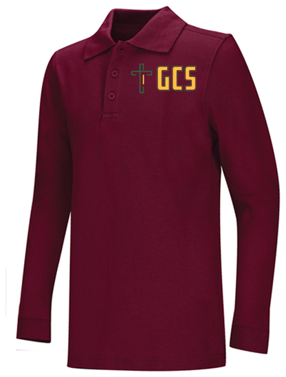 Discounted Old Fit Youth Long Sleeve Pique Polo