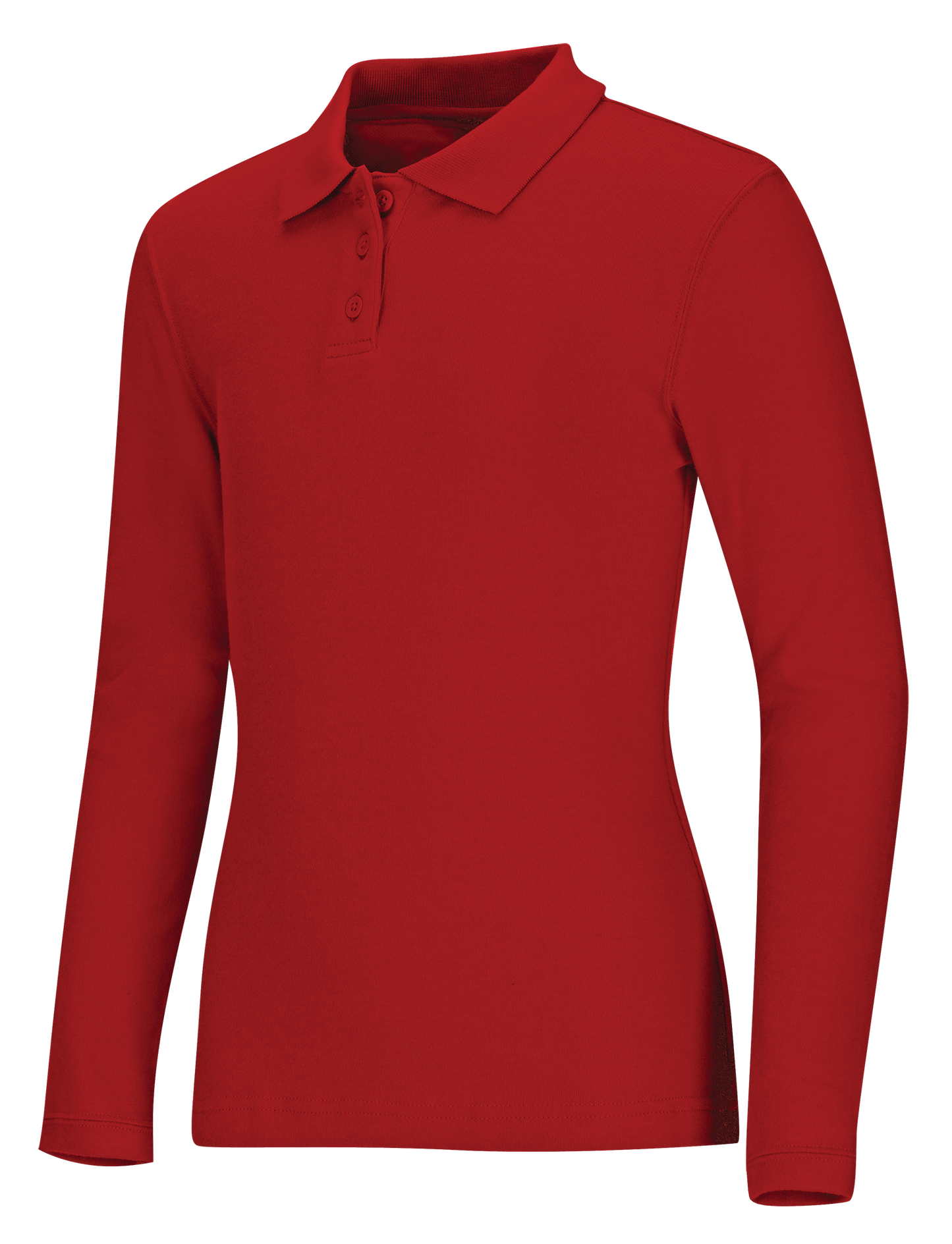 Old Fit Junior Long Sleeve Fitted Interlock Polo