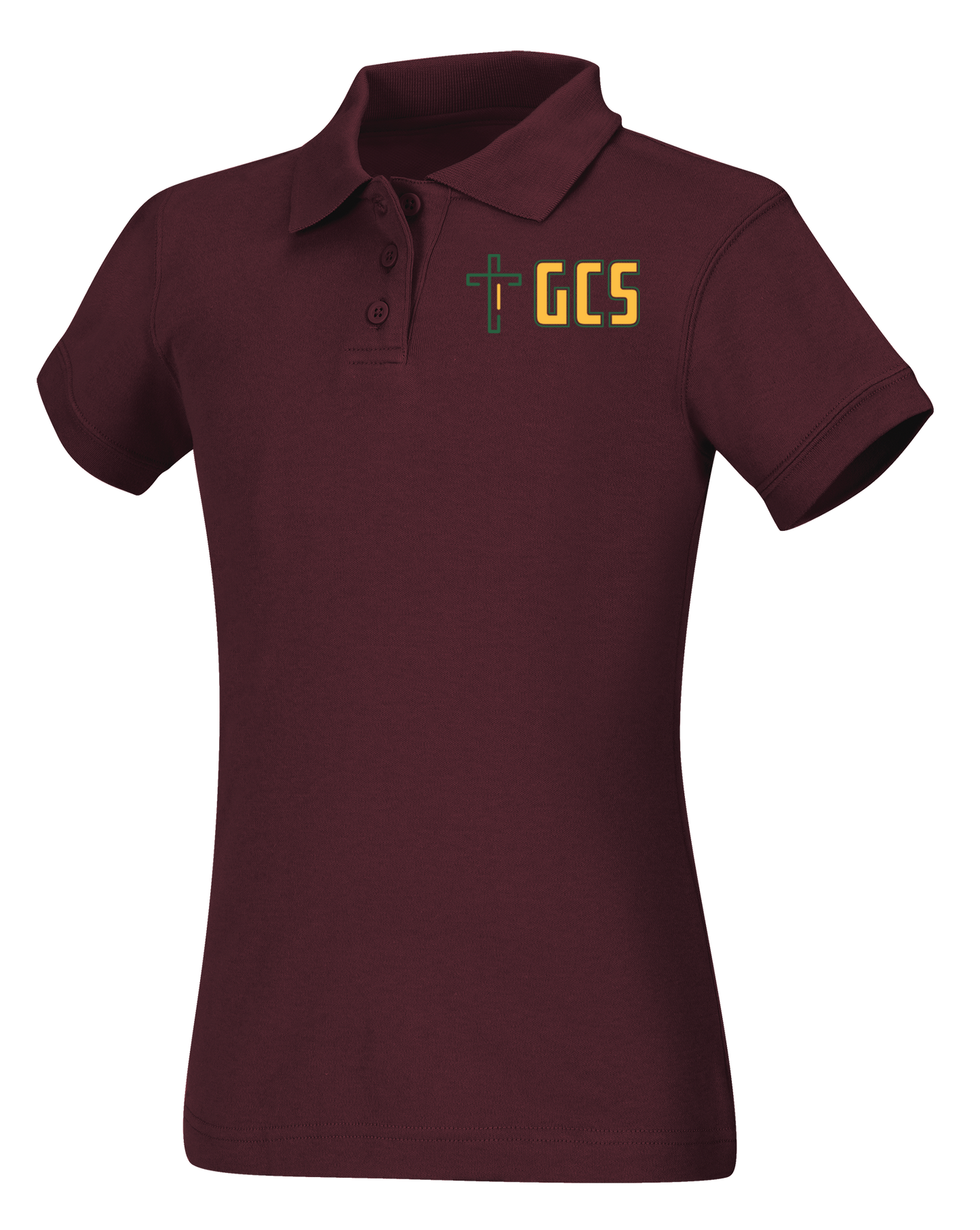 OLD Fit Juniors Short Sleeve Fitted Interlock Polo