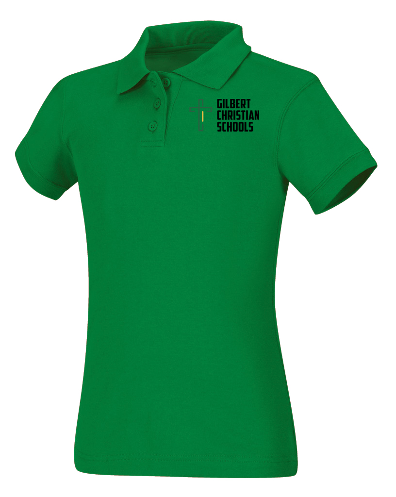 OLD Fit Juniors Short Sleeve Fitted Interlock Polo