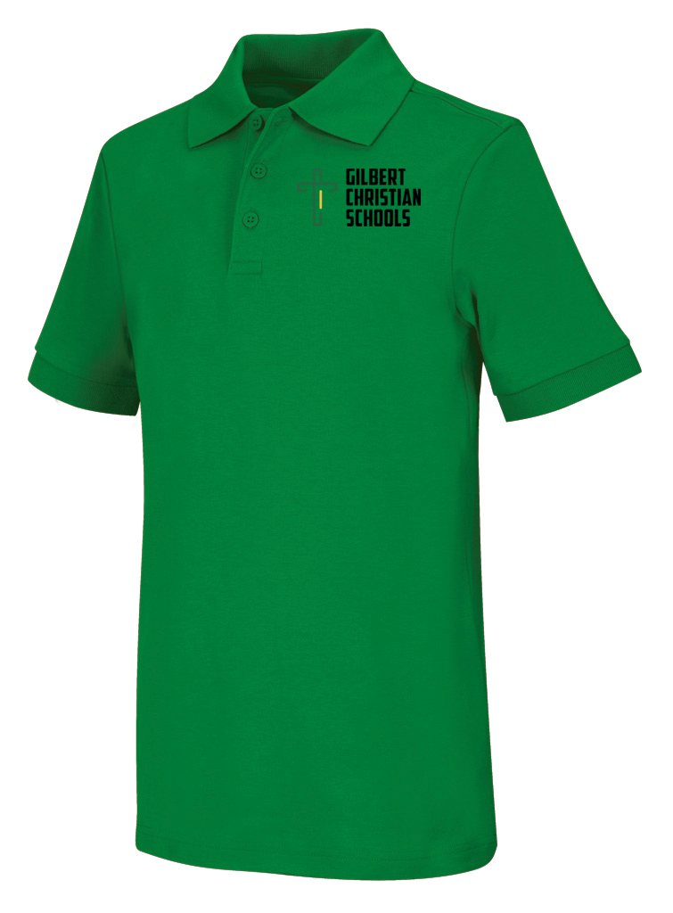 Adult Plus Size Short Sleeve Interlock Polo