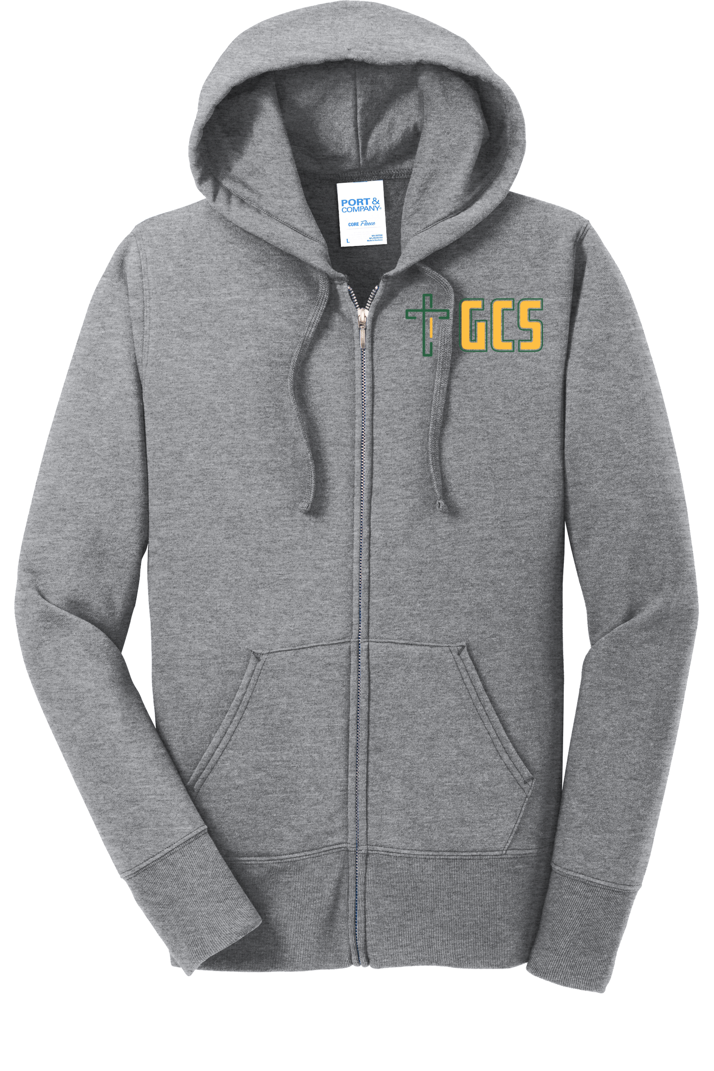 Ladies Core Fleece Full-Zip Hooded Sweatshirt