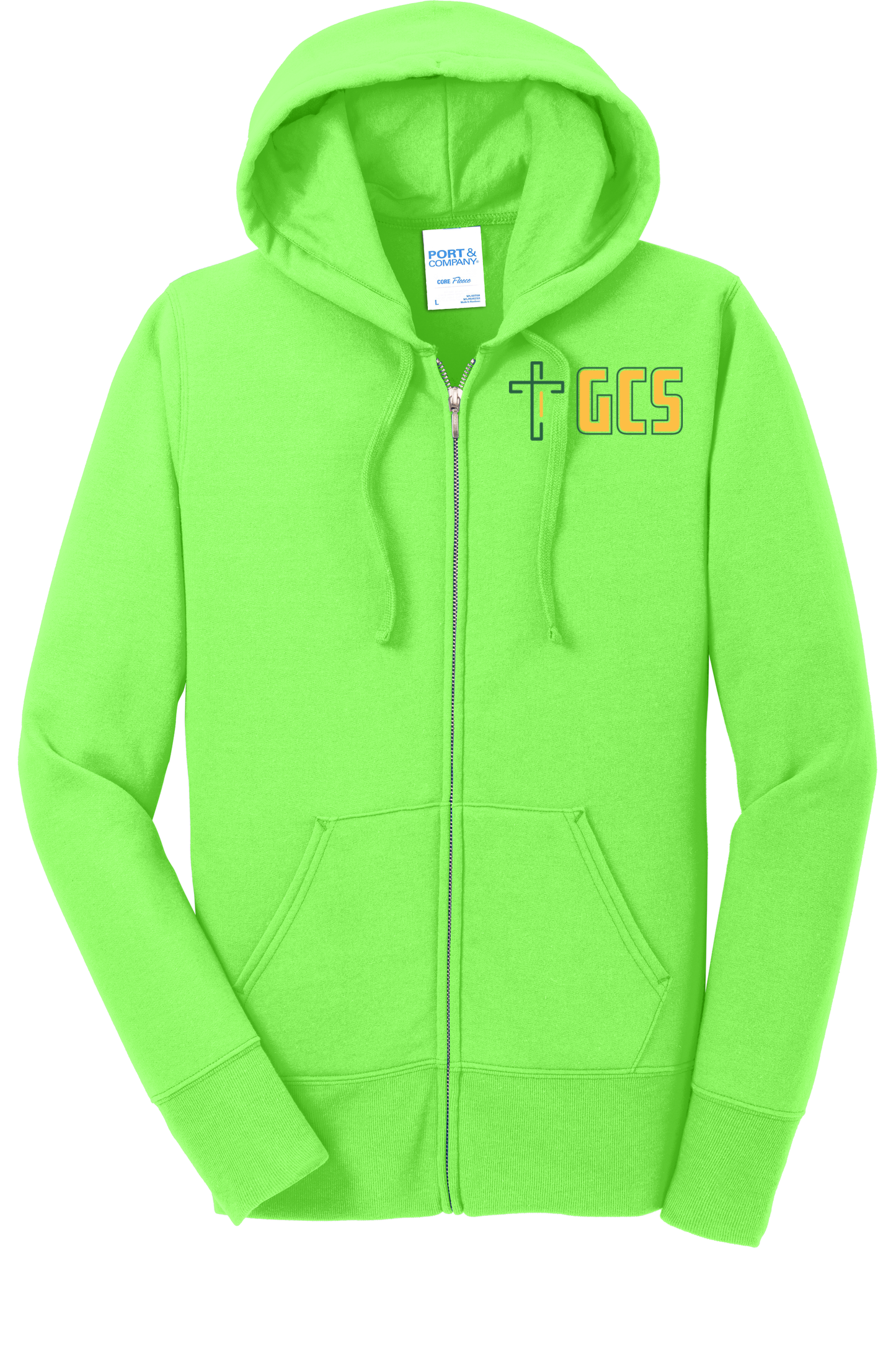 Ladies Core Fleece Full-Zip Hooded Sweatshirt