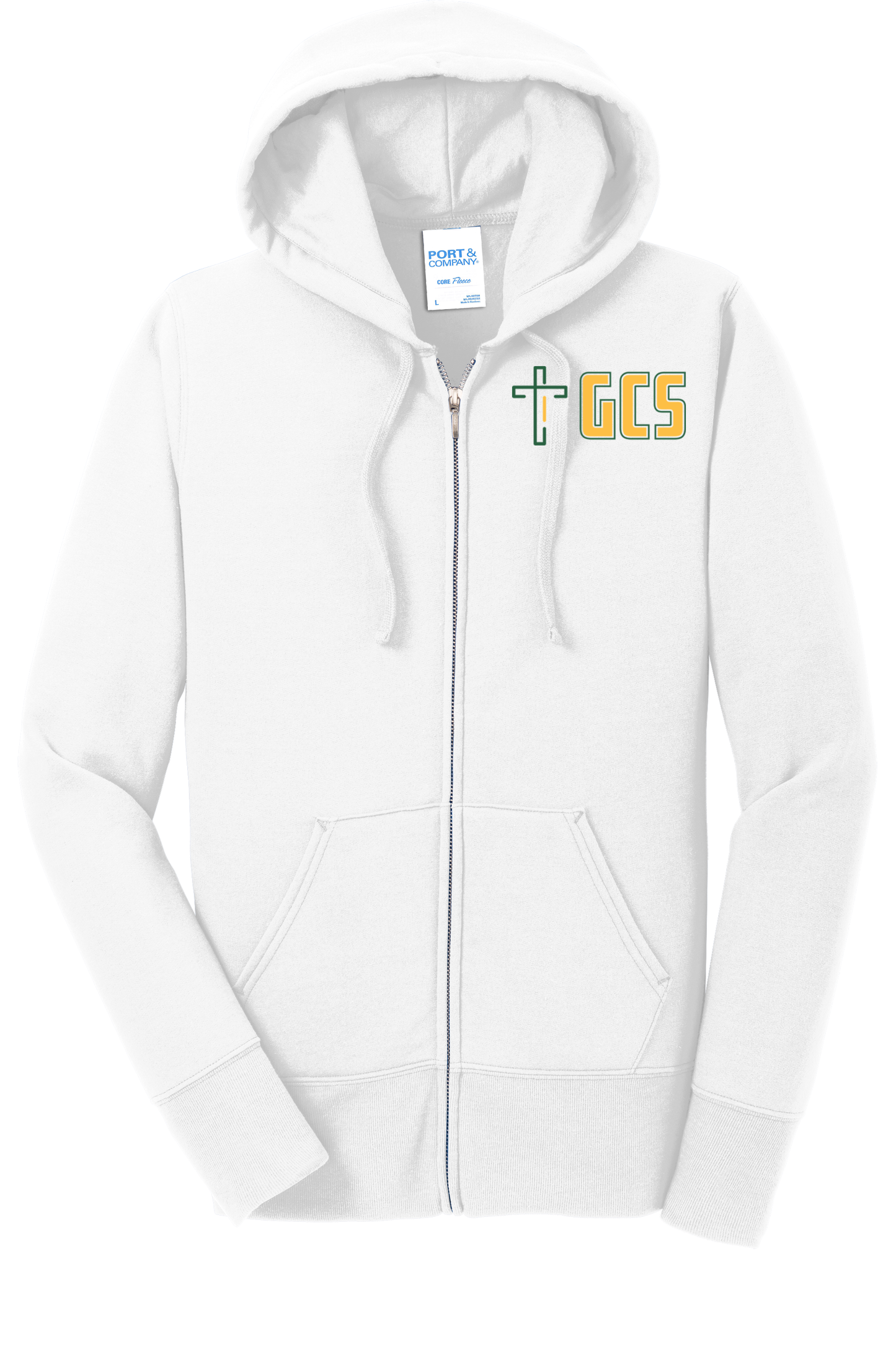 Ladies Core Fleece Full-Zip Hooded Sweatshirt