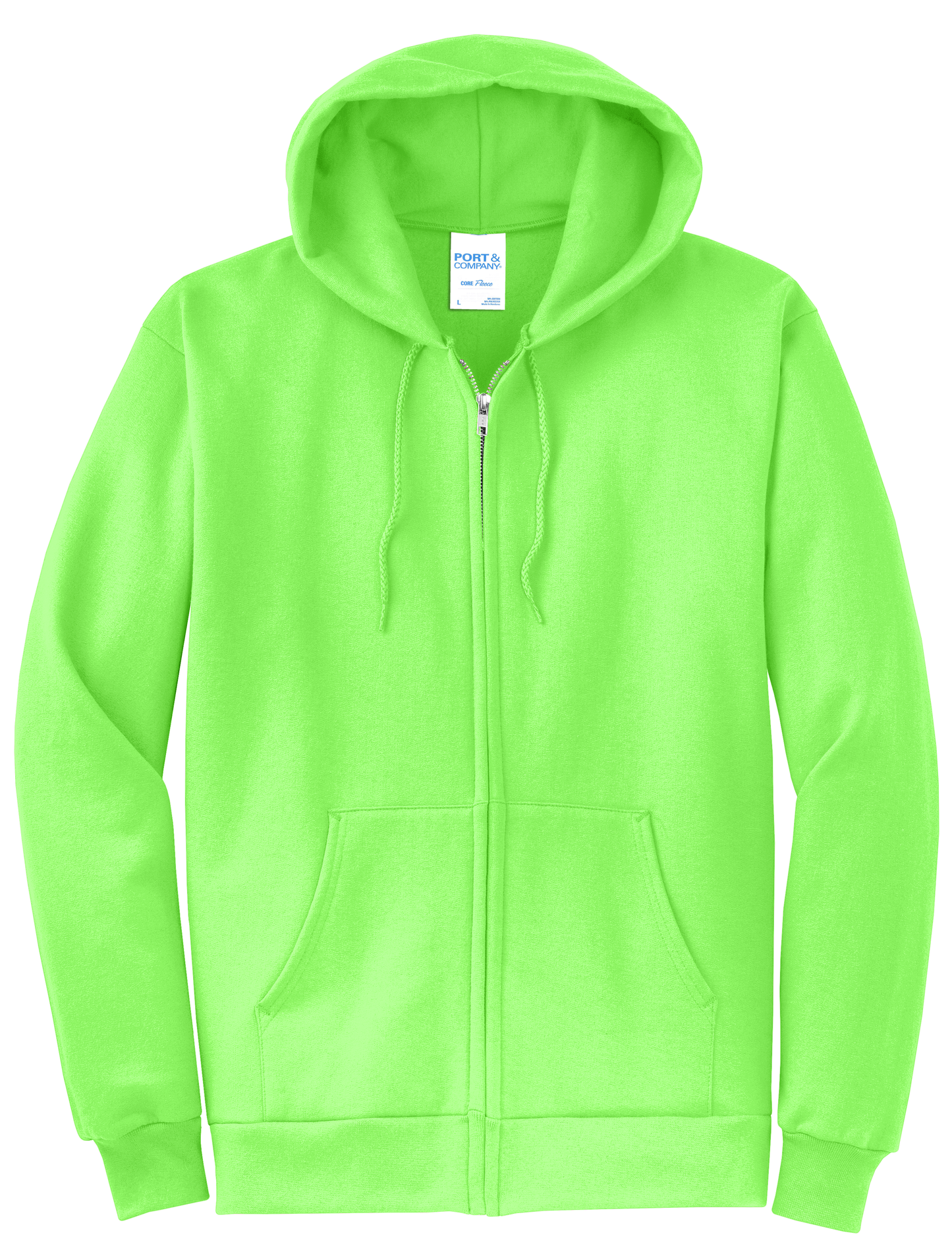 Adult Unisex Core Fleece Full-Zip Hooded Sweatshirt